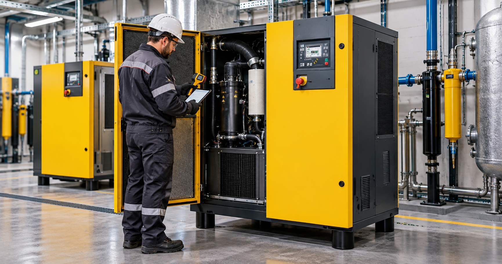 Plano De Manutenção Preventiva Para Compressores De Parafuso: O Que Deve Ser Verificado